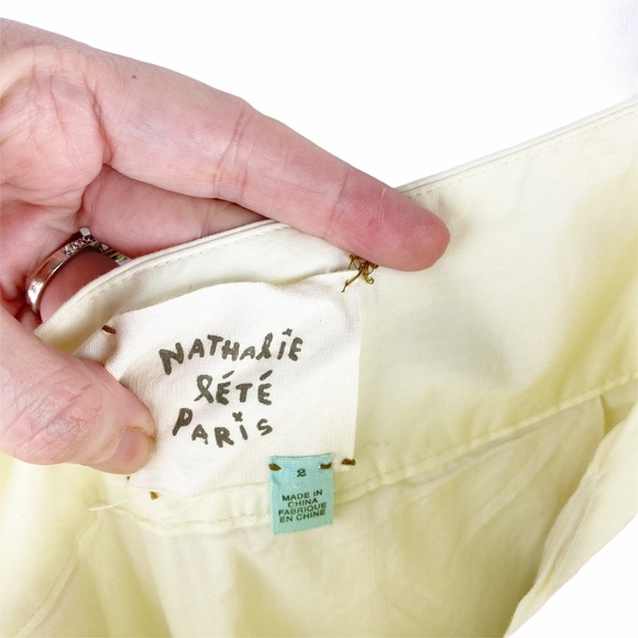 Nathalie Lete’ Paris Flight Round Garden Full Midi Floral Skirt 2 - Picture 10 of 13